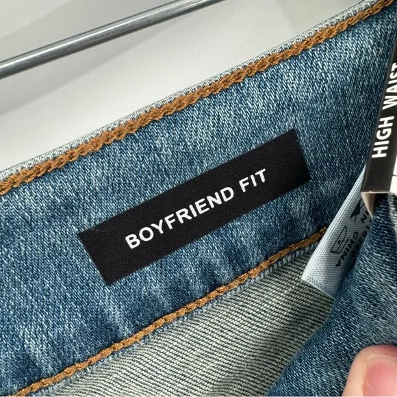 Judy Blue Women’s 16W Boyfriend Fit Jeans Patchwork‎ High Rise JB88499 NWT - Picture 7 of 13